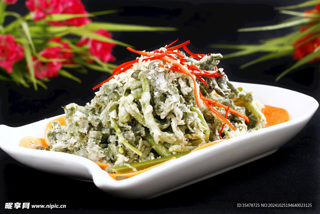 粉蒸时蔬蒸菜