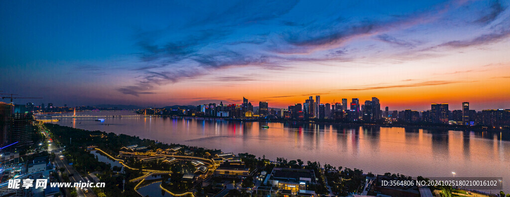 杭州钱江新城全景