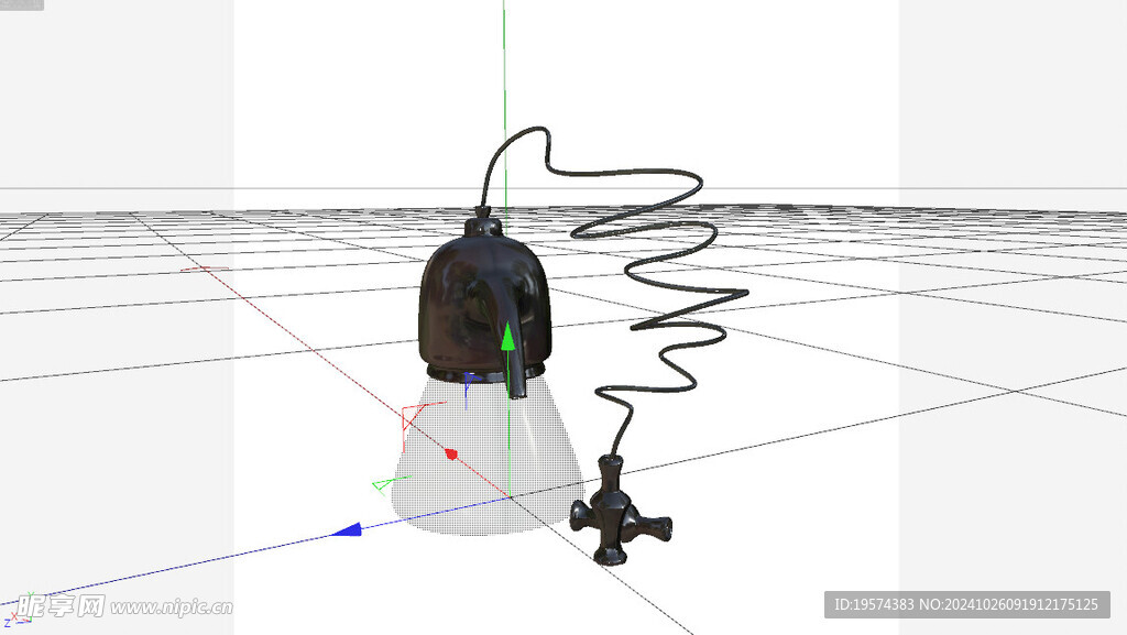 C4D模型 水壶