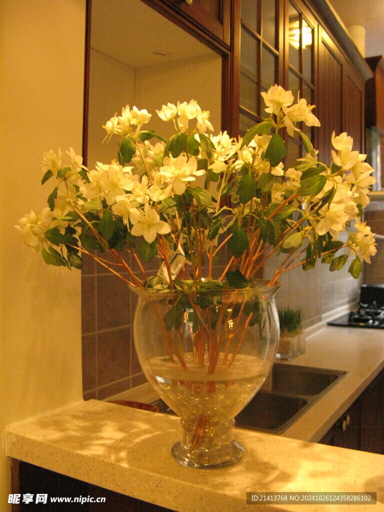 居家花瓶花束
