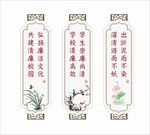 廉洁校园宣传挂画