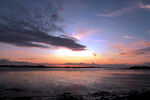 奥克兰海边黄昏风景
