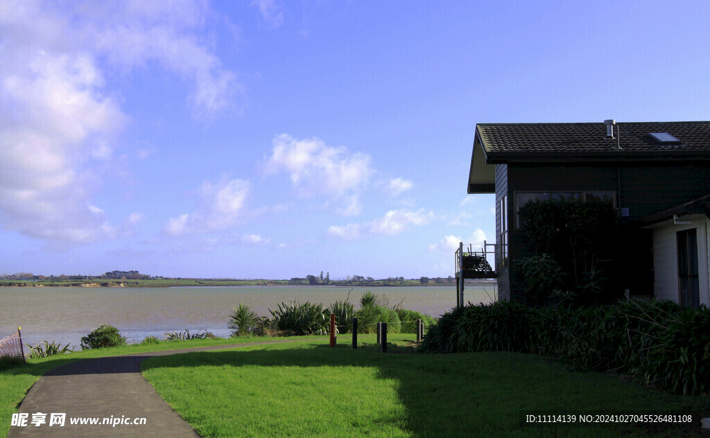 奥克兰海边小镇风景