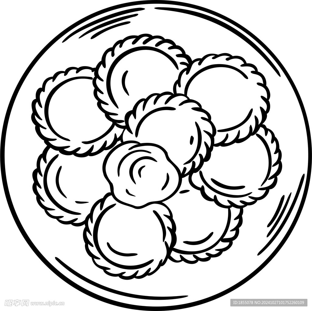食品简笔画