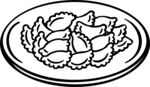 饺子简笔画