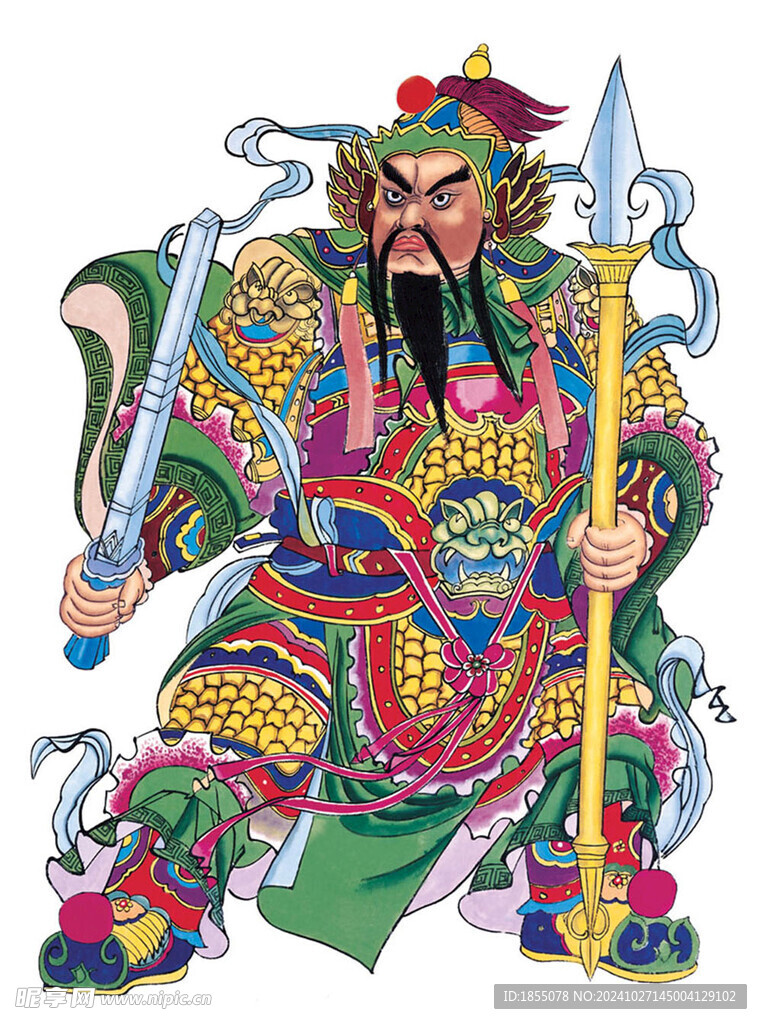 年画 门神