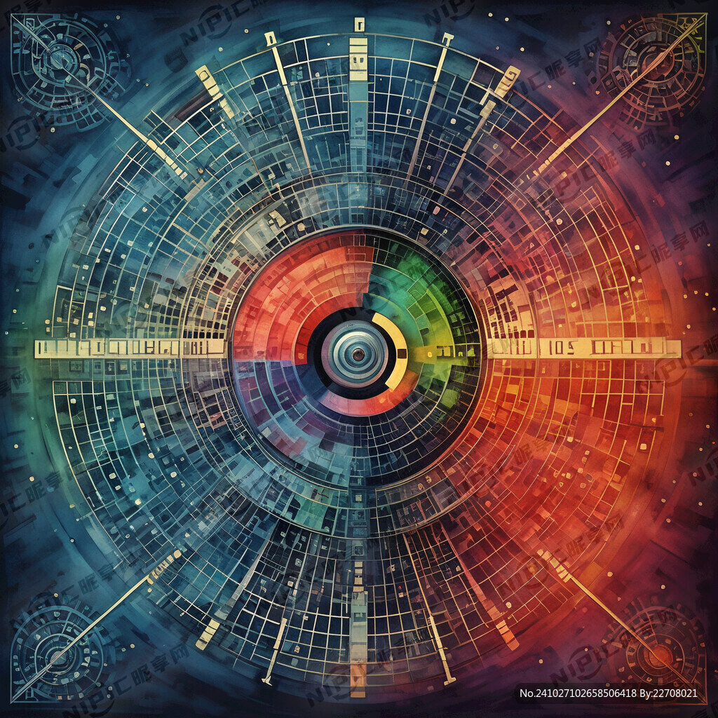 调色盘  商标设计