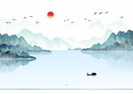 新中式水墨山水