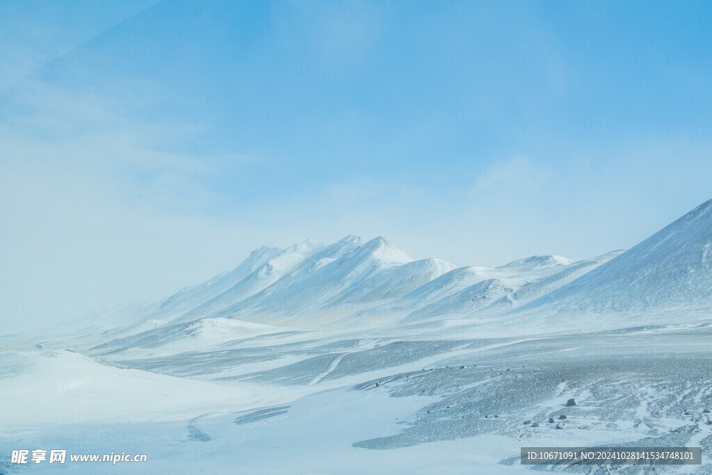 雪山雪景