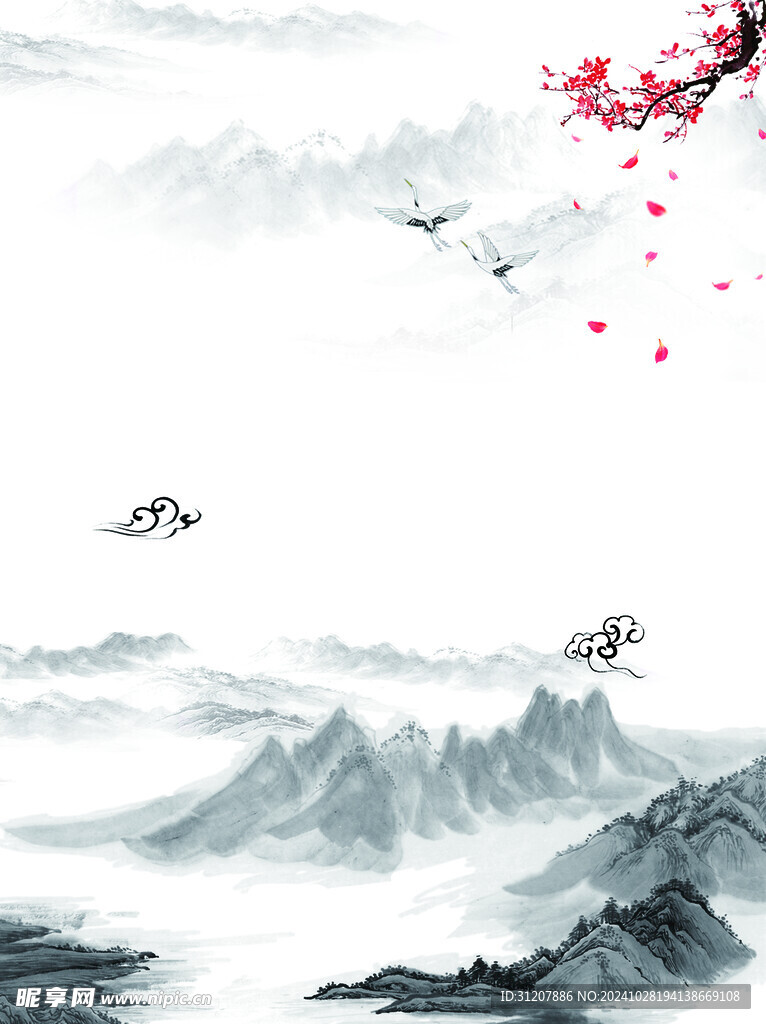 山水背景图
