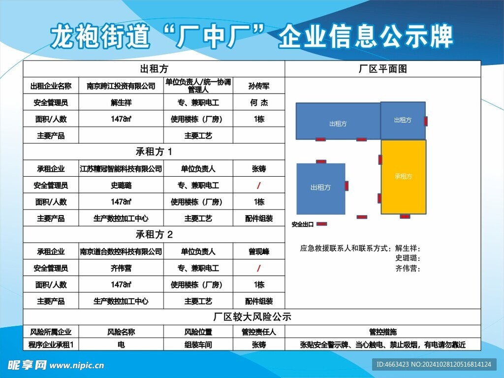  安全信息公示