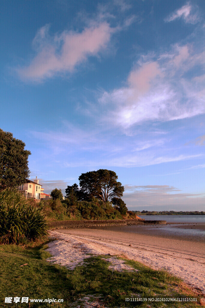 奥克兰海边小镇风景