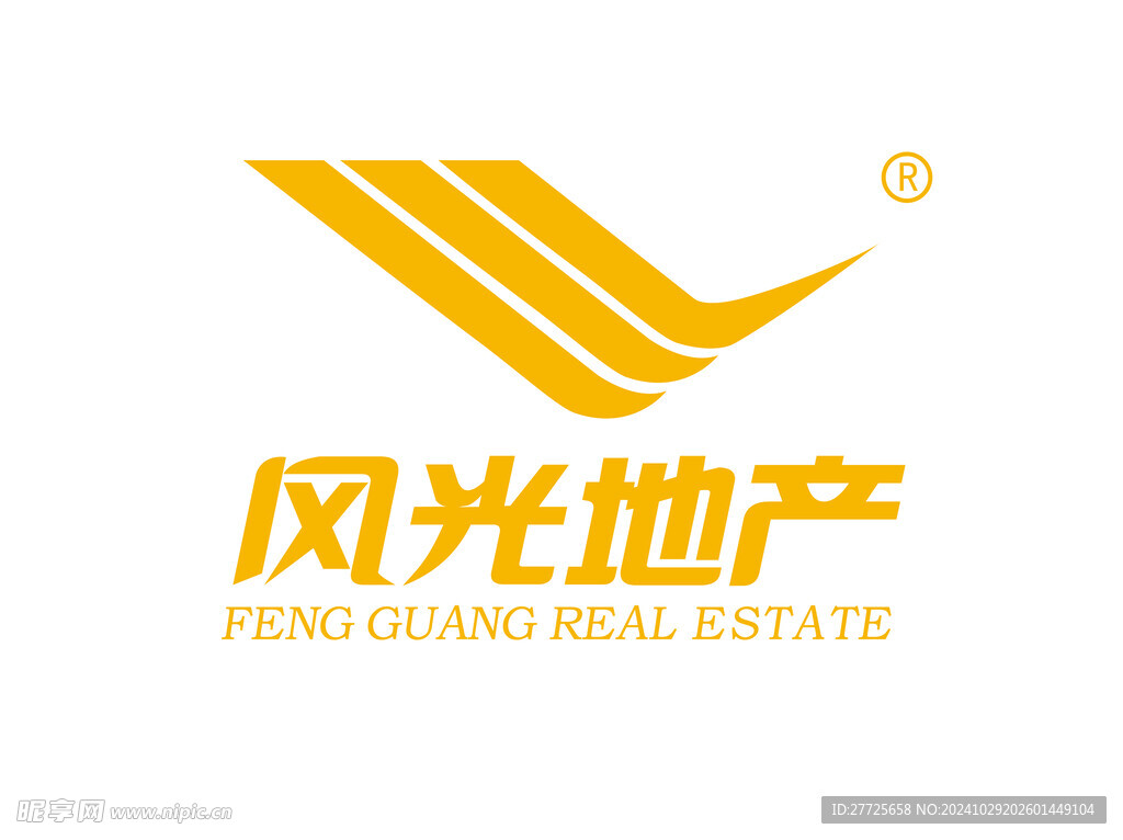 风光地产logo标志