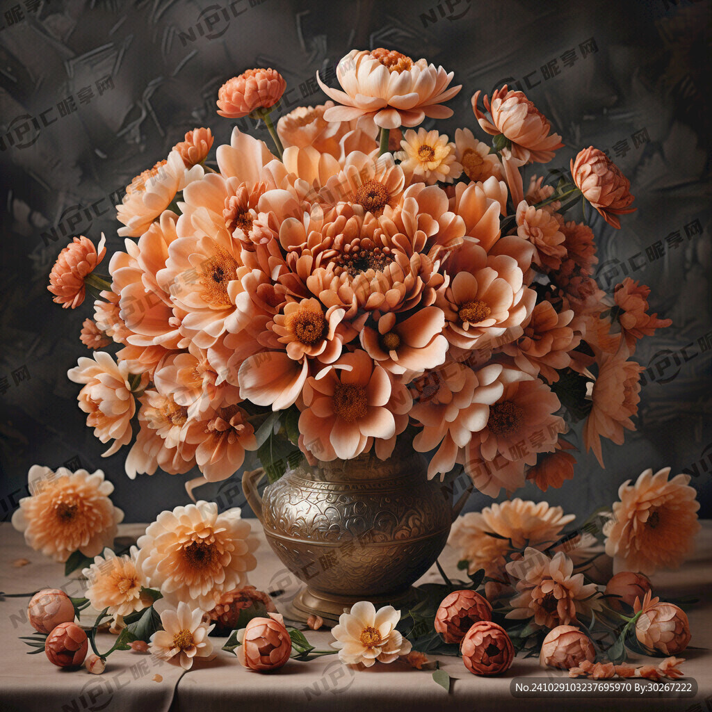 法式大花朵  花开胜意