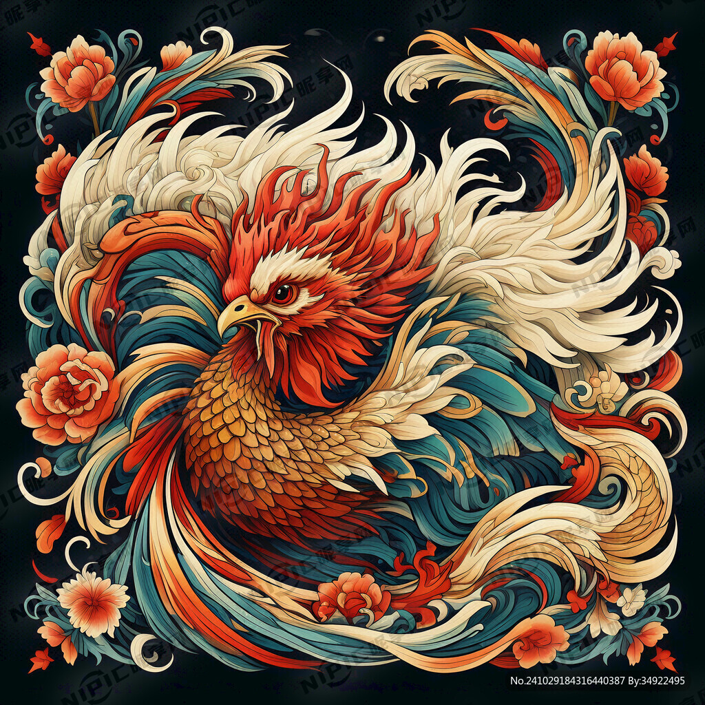 鸡头 凤尾 飘逸 国风