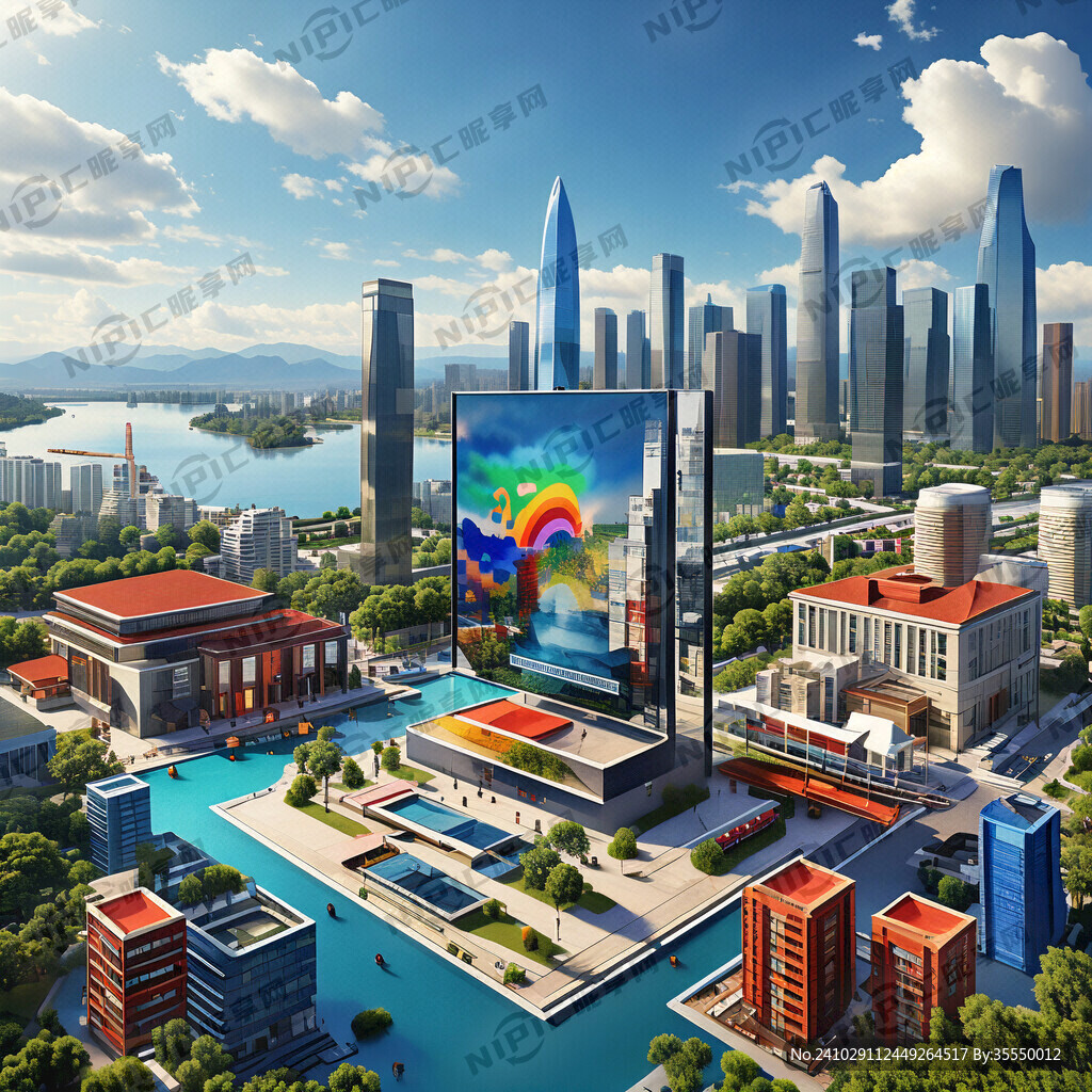 设计一款具有观山湖地标代表性的