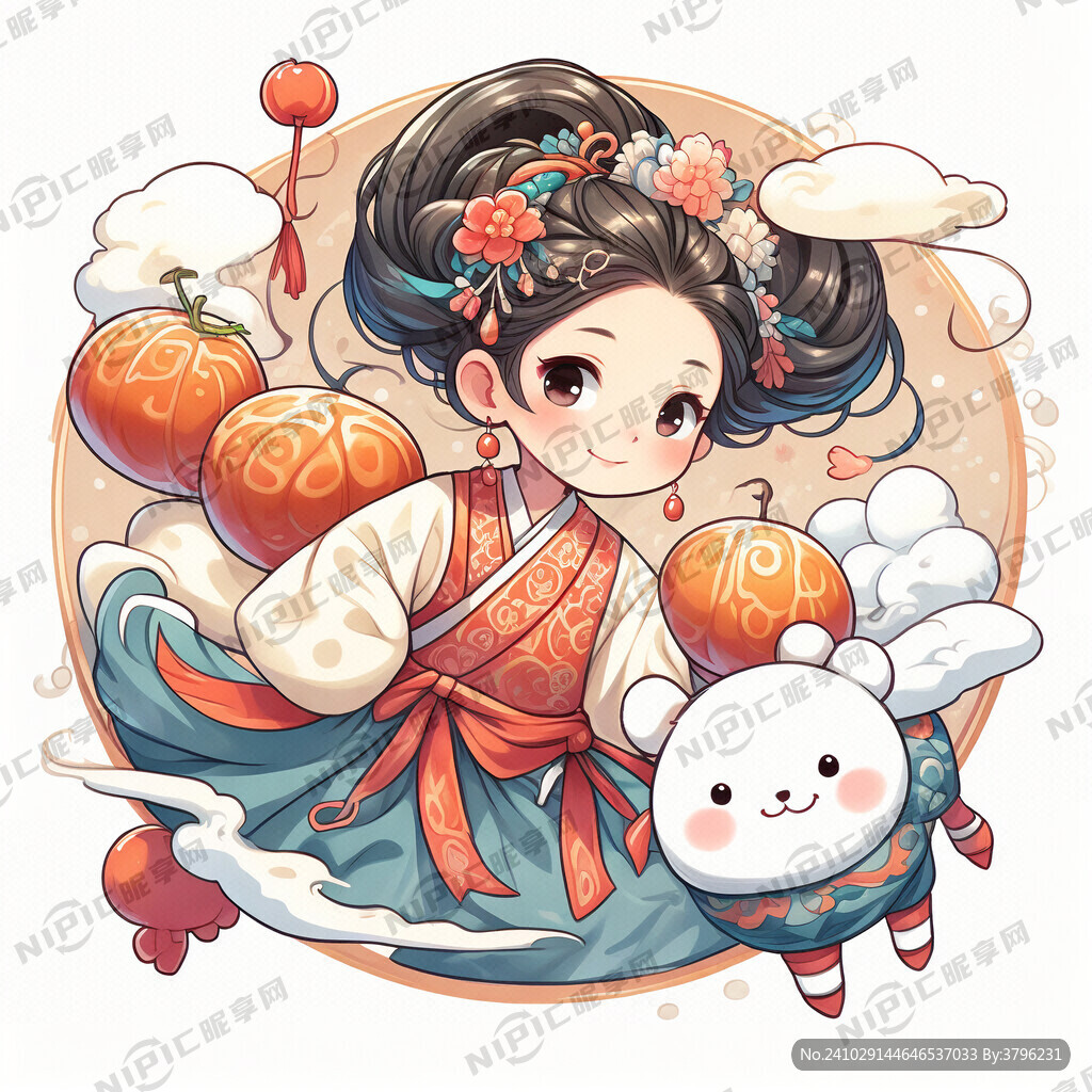 卡通嫦娥人偶烤脆皮肠