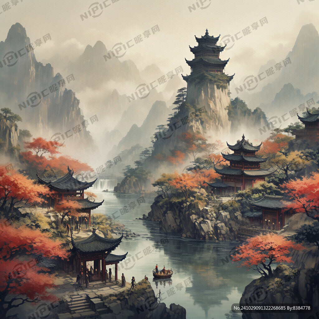 构图层次丰富