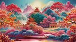 彩色背景