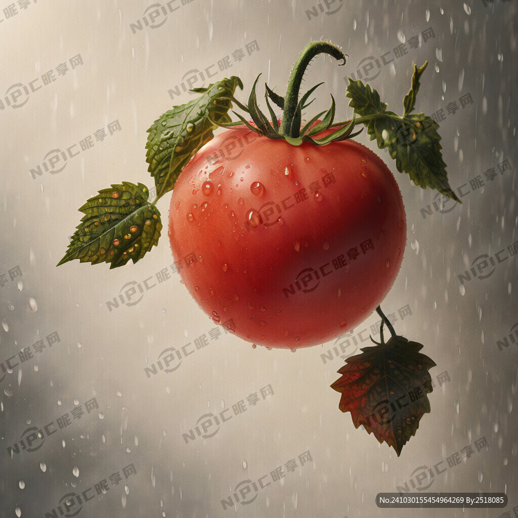 枝头上的西红柿