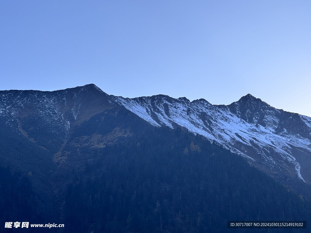 雪山美丽