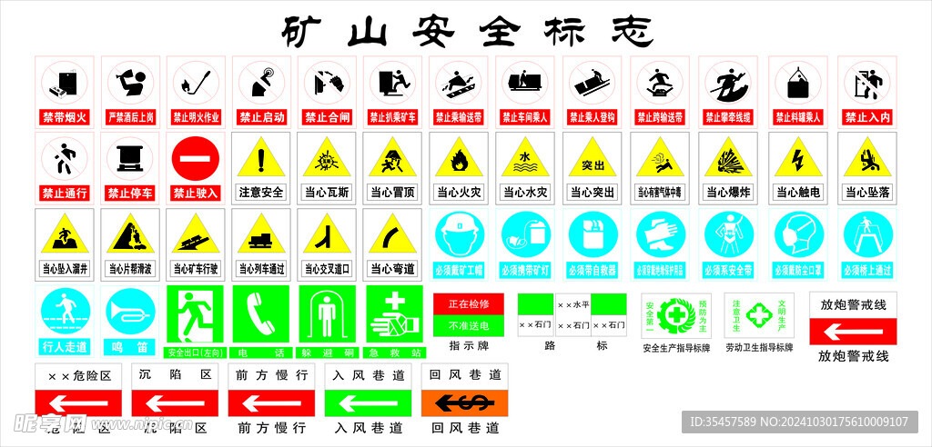 矿山安全标志
