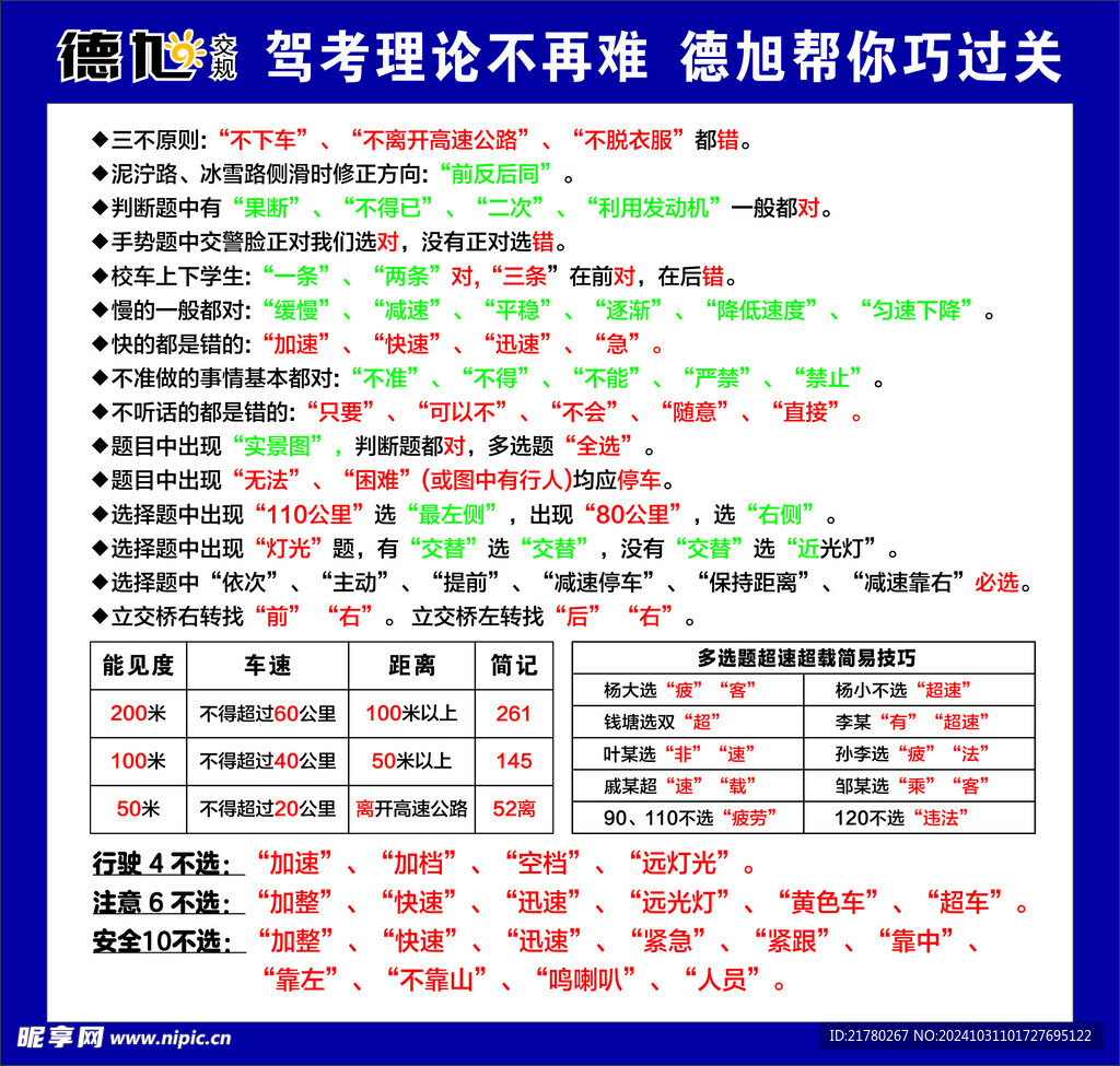 驾考技巧