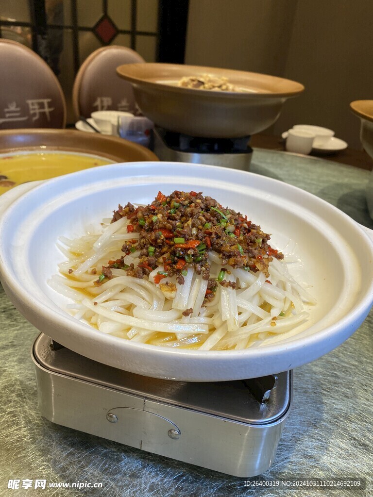 肉沫白菜梗