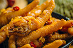 麻辣鸡爪美食