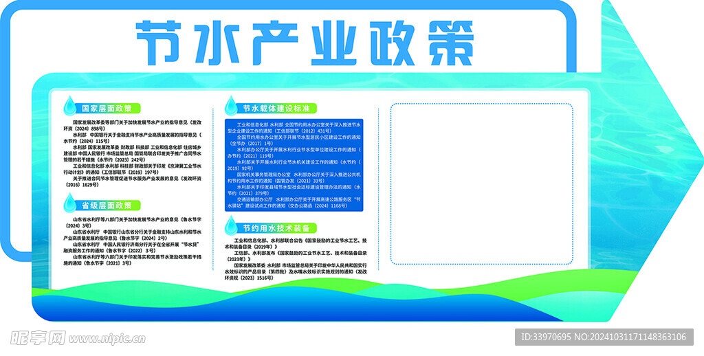 矢量图 节约用水标语  水资源