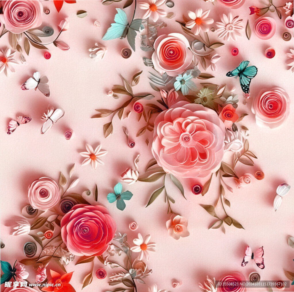 3D立体花