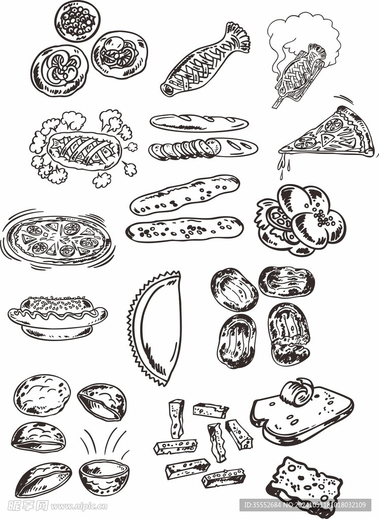 食物简笔画