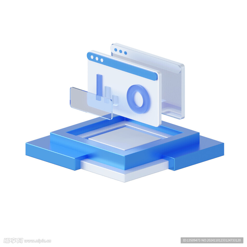3D科技UI图标