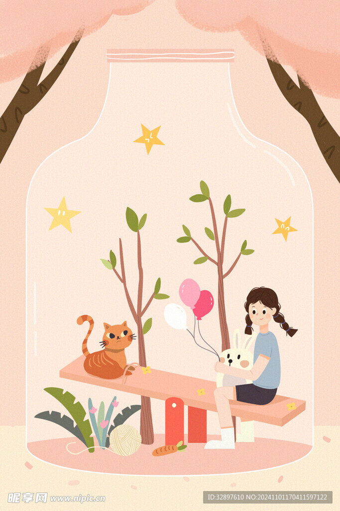 儿童节插画