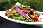 豆王炒茄子