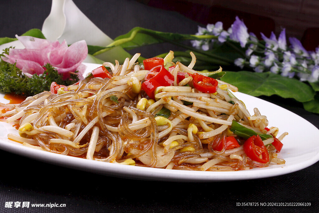 大豆芽粉条