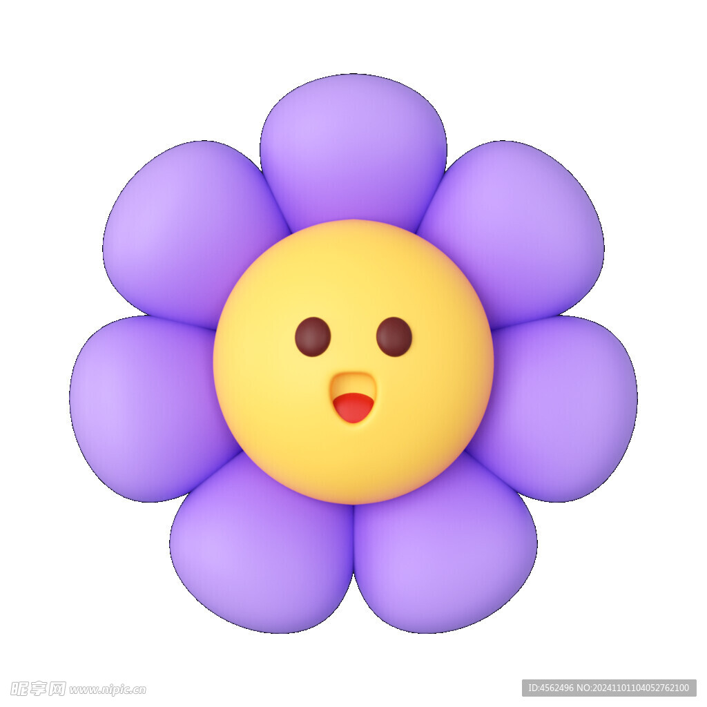 花朵3D卡通素材