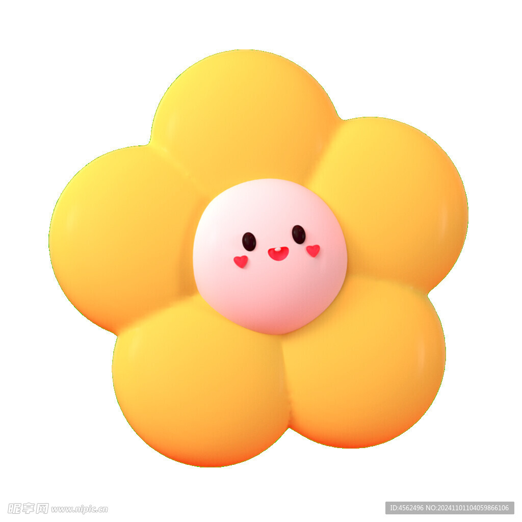 花朵3D卡通素材