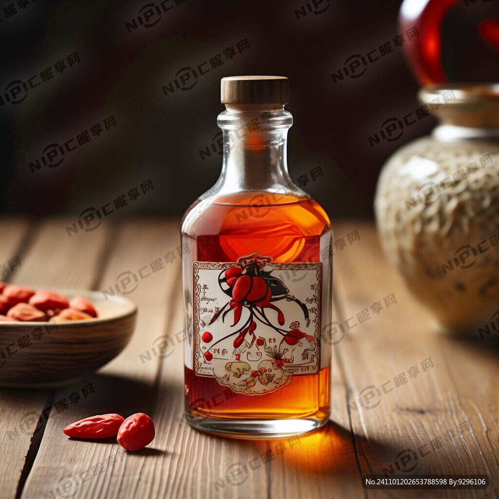 枸杞黄酒混合