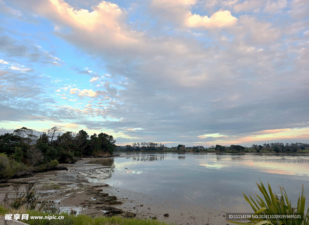 奥克兰海边小镇风景