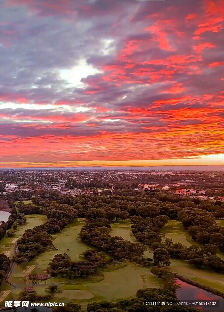 澳大利亚珀斯夕阳风景