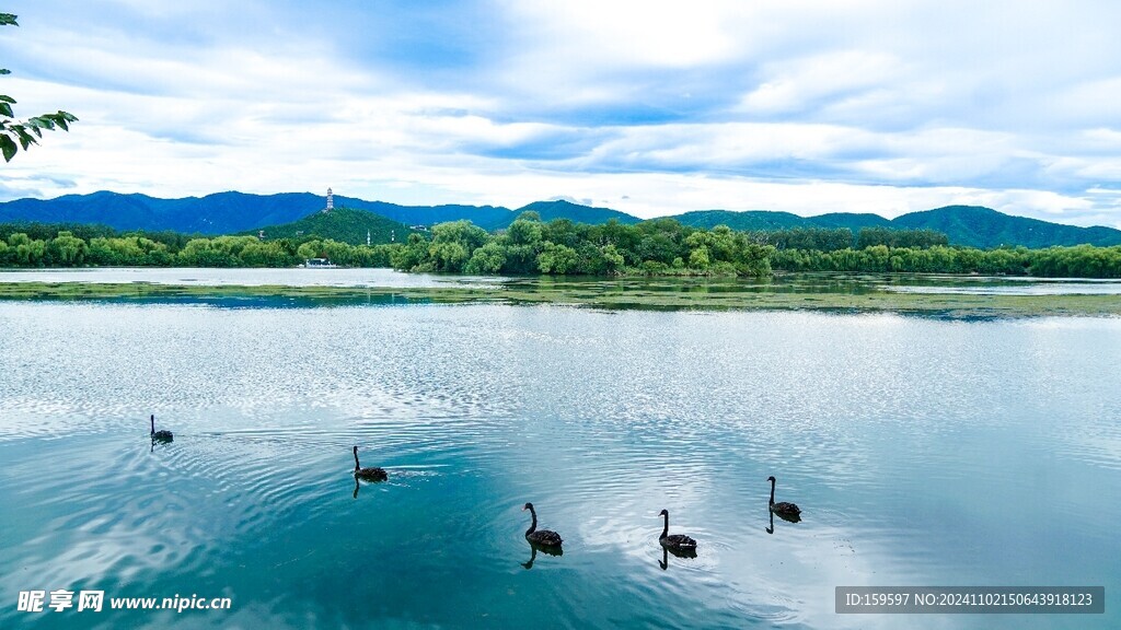 北京颐和园风景 