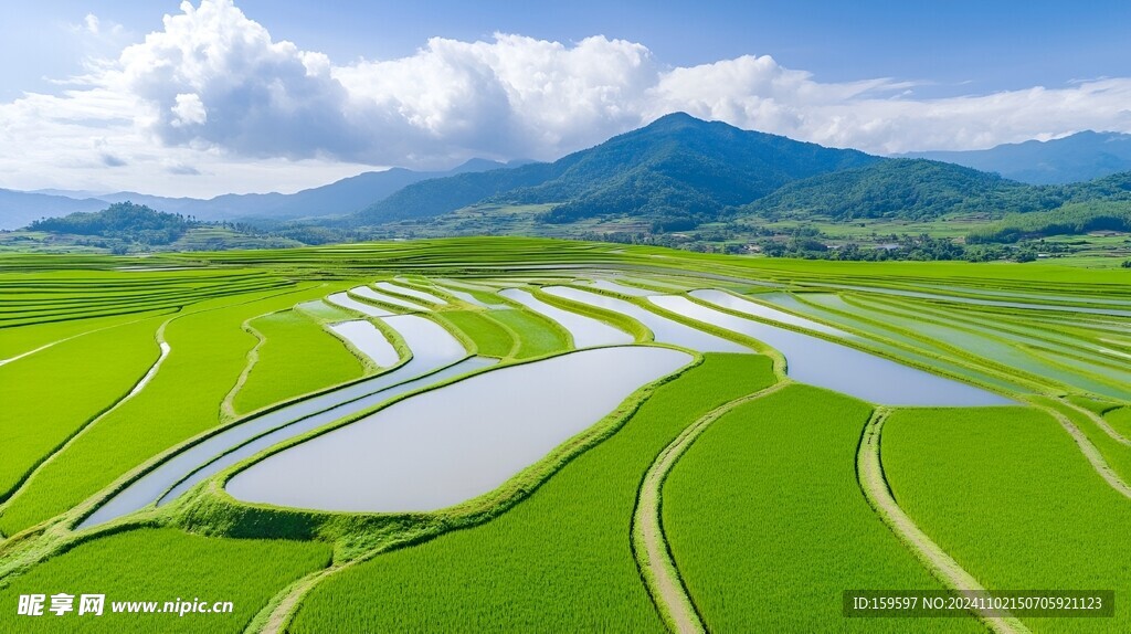 户外的农业田地