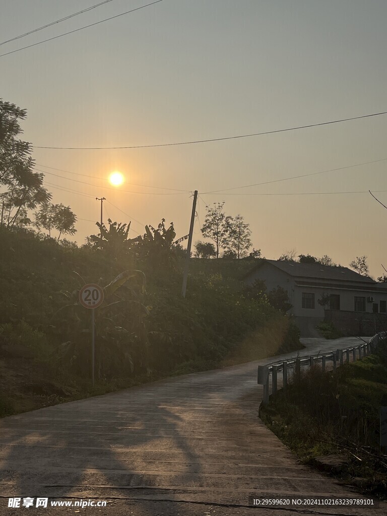 晚霞 夕阳  