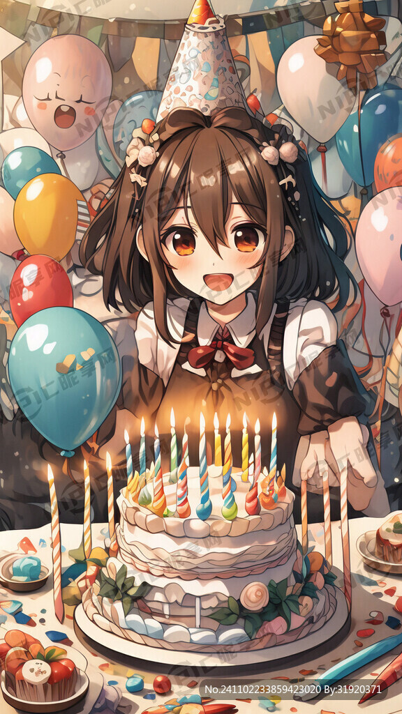 动漫生日海报