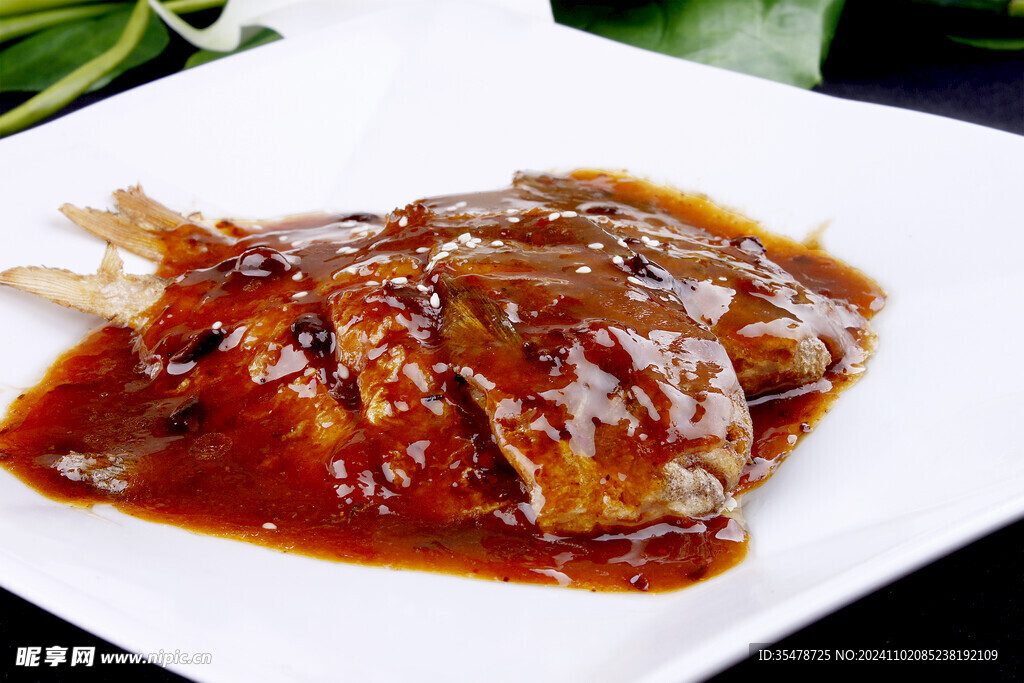 豆豉烧海鲳