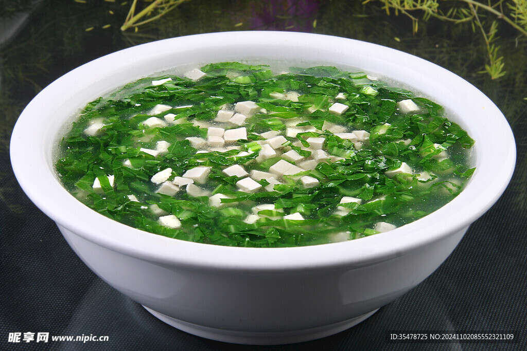 青菜豆腐钵
