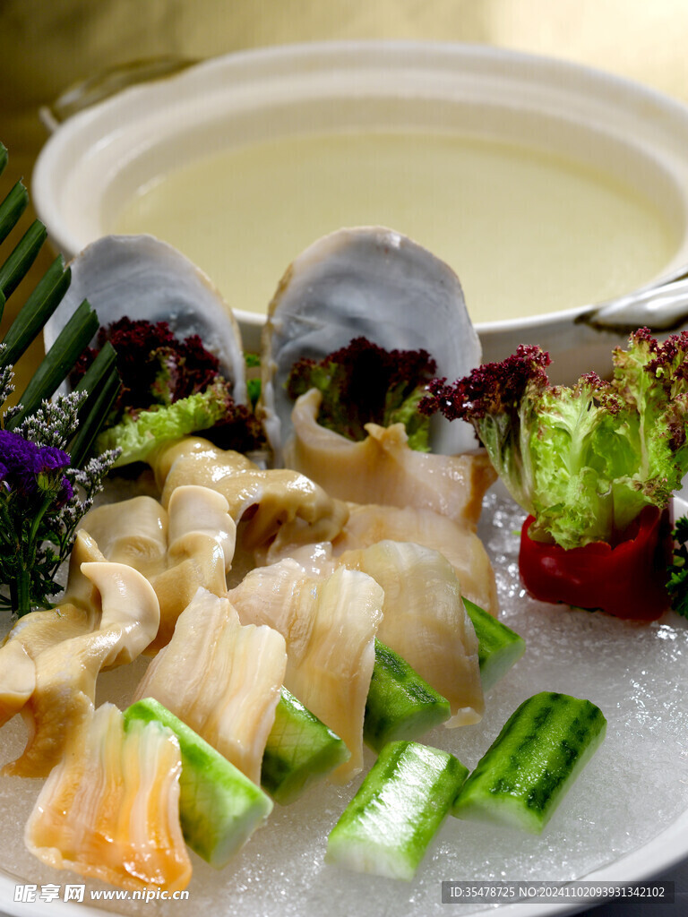 粥油灼蚌扒