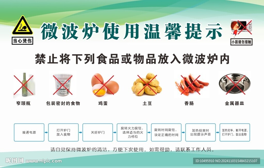 微波炉温馨提示