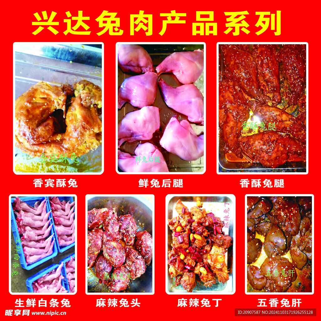 兔肉产品 系列 兔子